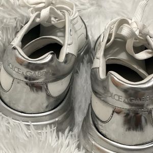 Dolce & gabbana metallic sneakers
